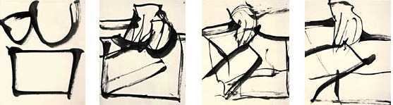 Folded Shirt on Laundry Paper drawings